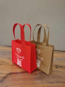 Custom Logo Printed Wholesale Large Reusable Colourful Non-Woven Shopping <b>Tote</b> <b>Bags</b> - Product Image 5