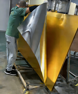 Plaque <span class=keywords><strong>miroir</strong></span> acrylique dorée 1mm 2mm 3mm haute définition, réfléchissante, découpée au laser, <span class=keywords><strong>sur</strong></span> <span class=keywords><strong>mesure</strong></span>, autocollante - Product Image 2