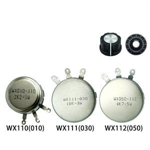 Lorida WX111 RV24YN 10k Potenciômetro Linear WTH118 Guitarra De Eixo Oco heidelberg 100k Joystick Potenciômetro Iluminado - Product Image 5