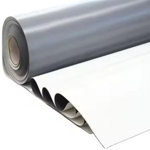 Membrane imperméable en PVC anti-âge, haute résistance à la traction, résistante aux acides et aux alcalis, pour l'étanchéité des toits plats - Product Image 6