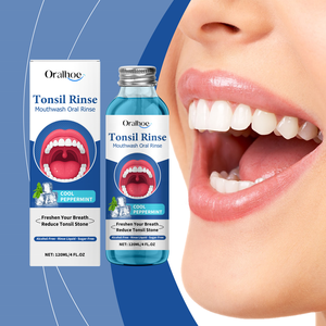 Oralhoe-<span class=keywords><strong>Enjuague</strong></span> <span class=keywords><strong>bucal</strong></span> con sabor a menta de coco <span class=keywords><strong>para</strong></span> un aliento fresco y limpieza gingival <span class=keywords><strong>para</strong></span> viajes - Product Image 5