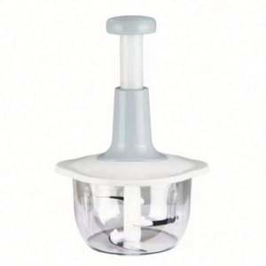 Hachoir Manuel Portable Magique pour Aliments, Éminceur d'Ail, Herbes, Légumes, Viande, Mixeur Antiadhésif en Bambou, Outils pour Fruits et Légumes - Product Image 5