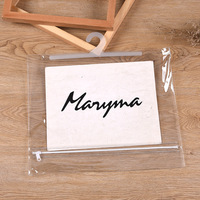 Hot Sale Custom Poly Transparent Kunststoff Schmuck Tasche Kleine PVC-Verpackung Reiß verschluss Beutel Tasche mit Kleiderbügel