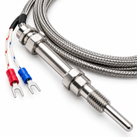 Probe Termokopel Tipe K Tipe J Sensor Suhu Termokopel Bayonet