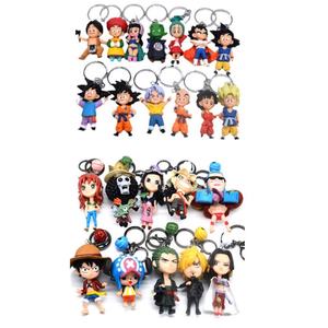 5 Estilos de Llaveros de PVC de Anime con Figuras de Dragon Goku, Vegeta, Chichi, Broli, Luffy, Nami, Zoro, Chopper, Agatsuma y Zenitsu - Product Image 2