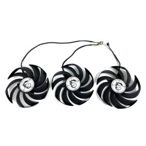 PLD09210B12HH 90MM 4PIN GPU FAN, pour MSI <span class=keywords><strong>RTX</strong></span> 3060, 3060TI, 3070, <span class=keywords><strong>3070TI</strong></span>, 3080, 3080TI, 3090 Gaming X <span class=keywords><strong>Trio</strong></span> carte graphique refroidissement - Product Image 2