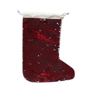 Bas à paillettes <span class=keywords><strong>de</strong></span> sublimation <span class=keywords><strong>de</strong></span> bonne qualité bas à paillettes blancs <span class=keywords><strong>de</strong></span> sublimation bas <span class=keywords><strong>de</strong></span> noël à paillettes - Product Image 2