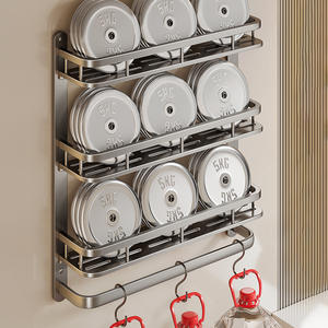 Espace aluminium salle de bain étagère murale <span class=keywords><strong>toilette</strong></span> support de rangement étanche salle de douche organisateur - Product Image 3