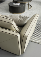 Canapé de salon en tissu de luxe, nouvelle conception BFP Home, dernière technologie, ensemble de meubles de salon en tissu.