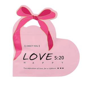 Joli sac cadeau Saint-Valentin auto-adhésif pour mariage, bonbons, snacks, emballage cadeau Qixi, faible MOQ - Product Image 1