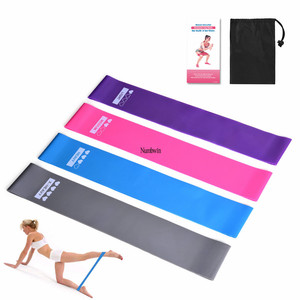 Juego de Bandas de Resistencia Numbwin, Bandas de Ejercicio Ligeras, Medianas, Pesadas y Extra Pesadas para Glúteos, Sentadillas, Yoga, Entrenamiento - Product Image 4