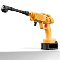 Pistolet à eau haute pression sans fil à batterie lithium électrique haute puissance, machine de lavage de voiture, artefact portable pour la maison
