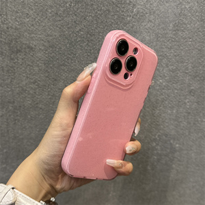 เคสโทรศัพท์มือถือแบบ TPU สีชมพูกลิตเตอร์แฟชั่นปี 2025 สำหรับ <span class=keywords><strong>iPhone</strong></span> 16 Pro Max 16e 15 13 12 11 14 Plus XS XR 7 8 <span class=keywords><strong>SE</strong></span> <span class=keywords><strong>2022</strong></span> 2020 สำหรับผู้หญิงและเด็กผู้หญิง - Product Image 2