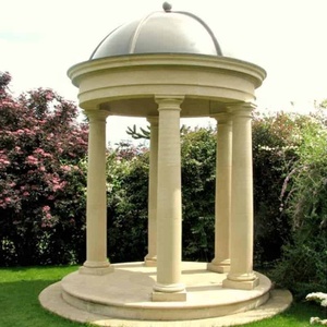 Jardín exterior piedra templo gazebo Piedra Natural mármol granito columna pabellón - Product Image 1