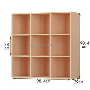 Factory Direct Cheap Durable <strong>Wooden</strong> Kids <strong>Bookcase</strong> with 6 Floating Shelves for Bedroom and Living Room Storage - Product Image 1