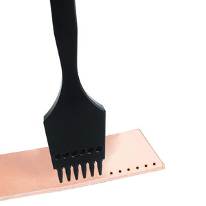 DIY Industrial Grade Couro Hole Puncher Removível Circle Punch e <span class=keywords><strong>Craft</strong></span> cinzel Kits de corte Row Hole Punch Tool - Product Image 6
