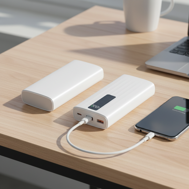 High Capacity 10000mAh 20000mAh Power Bank with LED Display 3A PD 22.5W Fast Charging Battery 3 Outputs Portable Phone Charger