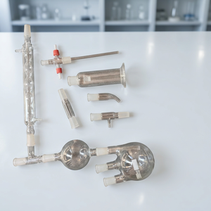 Vaso de fondo de laboratorio de vidrio de borosilicato 3.3 de alta resistencia, 1000ml, OEM, para columna de destilación, reactor de cuatro cuellos, cabezal fraccionador y piezas de alambique - Product Image 3