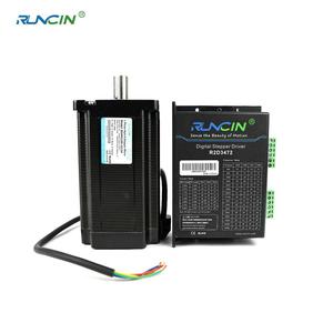 Kit moteur hybride Runcin 4,5 Nm 34, 2 phases, 1 axe, 637 oz.in & 7,2 A, driver 80 mm et dispositif HMI, DC24V-110V/AC18V-80V - Product Image 1