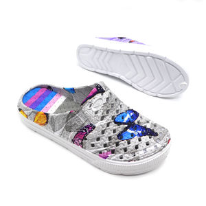 Sabots et <span class=keywords><strong>mules</strong></span> pour femmes HEVA, style imprimé fleurs et papillons colorés, été, EVA, mode, jardin - Product Image 2