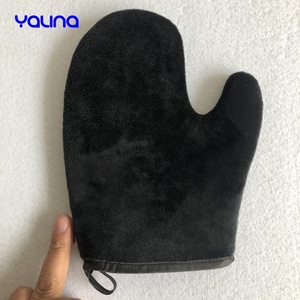 Vente en gros Gants autobronzants personnalisés <span class=keywords><strong>Applicateur</strong></span> noir/marron Lavable en machine - Product Image 6