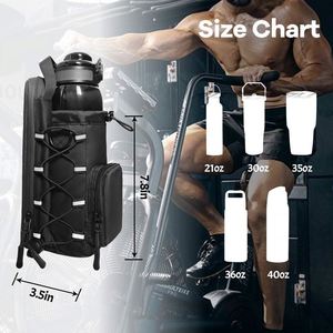 Bolsa de Gimnasio Magnética Personalizada Tomic, Bolsa Deportiva de Viaje Unisex, Bolsa Bandolera Magnética Pequeña con Porta Botella de Agua, Bolsa de Gimnasio Práctica - Product Image 4