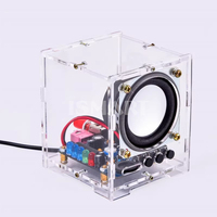 Kit DIY de composants électroniques pour enceinte Bluetooth ITA0397, 2 pouces, 3W, mini, sans fil, alimentation 5V DC, coque en acrylique, fini, Guangdong Chine
