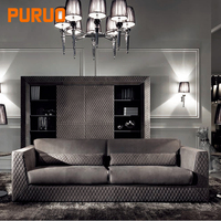 PURUO sillas circulares grandes para sala de estar, tela de cuero beige, terciopelo, sofá de un solo asiento, silla moderna circular redonda, sofá individual
