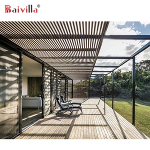 Nuevos toldos sombrilla de aluminio <span class=keywords><strong>para</strong></span> jardín Louvre Patio techos pérgola - Product Image 2