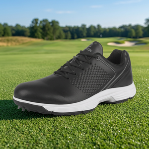 Zapatos de Golf Personalizados de Fábrica OEM con Excelente Amortiguación de Larga Duración, Antideslizantes, Impermeables, de Cuero, Microfibra y Malla con Suela de Goma - Product Image 3