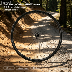 Set di Ruote in Carbonio TOSEEK 29er per MTB, Freno a Disco, Tubeless Clincher, per Bicicletta <span class=keywords><strong>da</strong></span> Montagna XC, Accessori di Ricambio per Ciclismo - Product Image 1