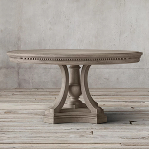 RH Mỹ rắn gỗ bàn ăn và ghế kết hợp nhà Sồi retro vòng bàn ăn cho sáu tùy chỉnh bảng - Product Image 5