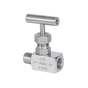 1/2 "6000 PSI thép không gỉ 316 thủy lực kiểm soát dòng chảy van SW kim van - Product Image 5