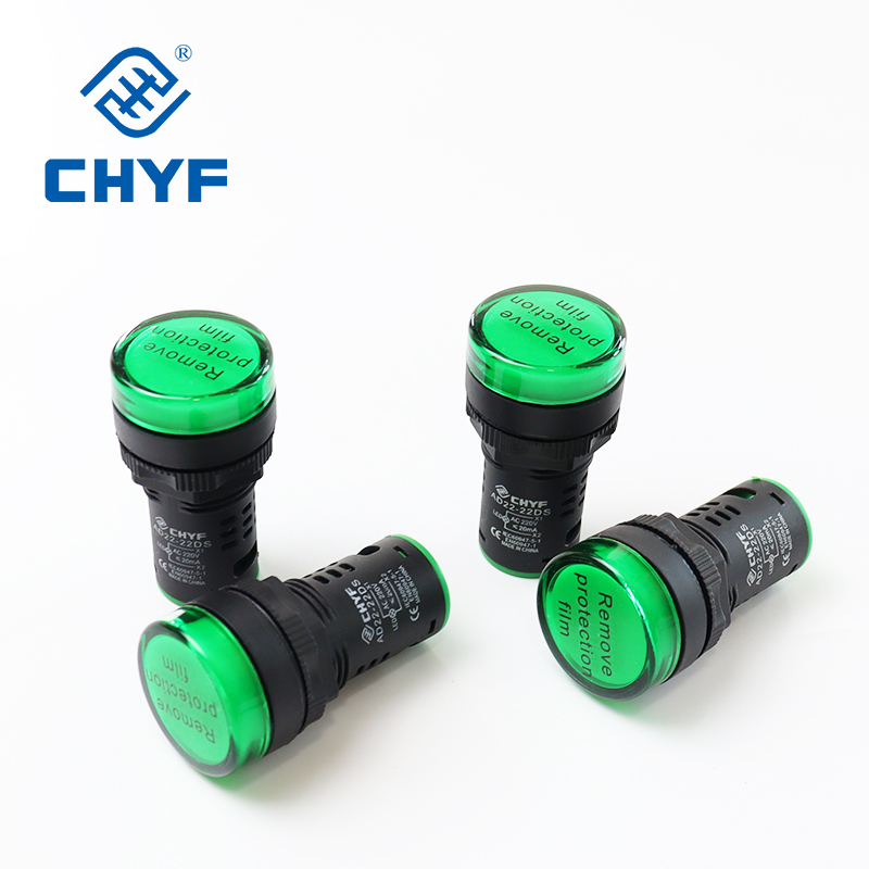 AD16 22DS Panel Mount Green Blue