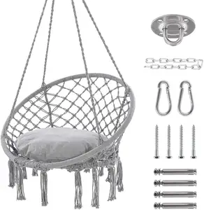 Atacado carrinho do hammock adultos-Suporte de cadeira de balanço para crianças, suporte grande de algodão para crianças e adultos wq