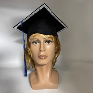 Cappello di nappe di diploma di scuola Glowing LED Mortarboard lampeggiante cappello accademico di laurea forniture per cerimonia di laurea - Product Image 5