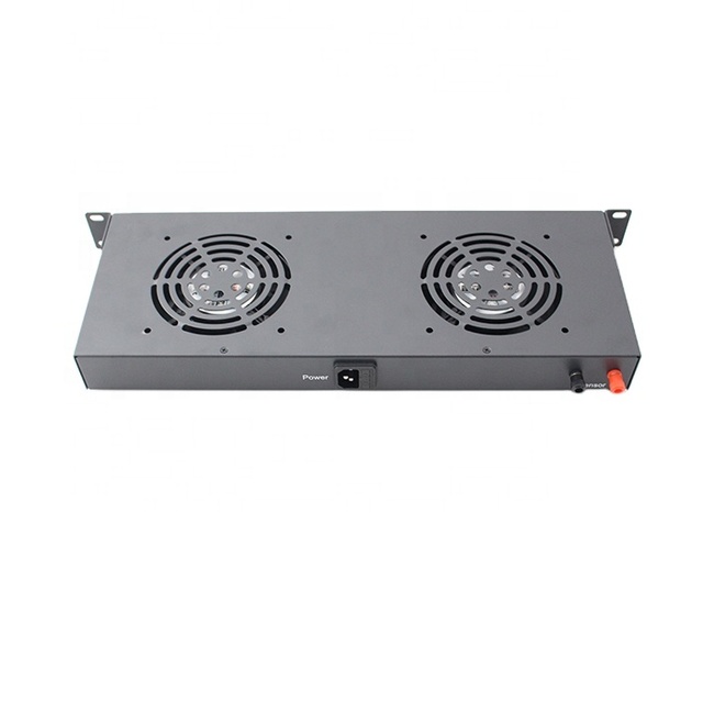 1U Rackmount 2 Fans Server Floor Rack 42U 19 Inch Fan Unit