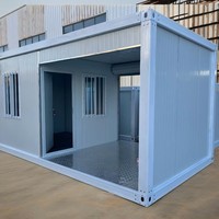 DYCE1 Maison préfabriquée portable à pièce unique, économique, conteneur habitable de 20-40 pieds avec salle de bain, en acier, pour usage extérieur