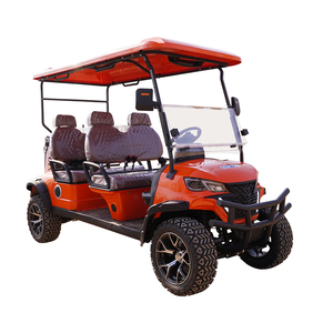 Voiturette de <span class=keywords><strong>golf</strong></span> électrique 4 places en gros, nouveau design, batterie au lithium, intérieur de luxe - Product Image 1