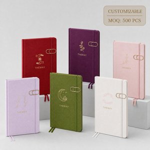 A5 Fabric <strong>Journal</strong> Notebook, Cloth Hardcover, Lay Flat Lined Notebook for Women Men 192Pages 100GSM Gift - Product Image 3