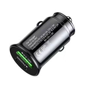Best Sellers Product QC3.0 Type <b>C</b> PD Car Charger 3 in 1 <b>USB</b> Charger 3A Smart Fast Charging Phone Car <b>Adapter</b> - Product Image 2