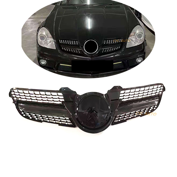 R171 Diamond Front Grille for Mercedes-Benz SLK 2008-2010 - Easy
