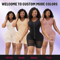 Eurotex Tekstil Ticaret Robe gainante intégrale sculptante Fajas Colombianas pour femme avec contrôle du ventre