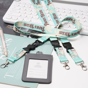 Promotional Gift Party Retractable Decorations Neck Strap Custom Polyester Sublimation Lanyards with Logo