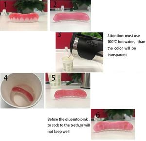 Couverture de dent de fausses dents Perfect Smile Facettes Fit Flex Denture Paste Cosmétique snap sourire accolades <span class=keywords><strong>pour</strong></span> les dents - Product Image 6