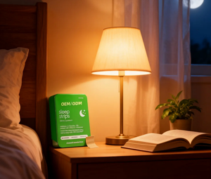 OEM/ODM sonno strisce orali camomilla lavanda sapore 5mg di melatonina, L-teanina vitamina B6 botaniche strisce di pellicola orale - Product Image 5