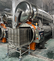 Autoclave à immersion entièrement automatique pour produits laitiers et aliments en conserve/sachets, 380V, marque Sumpot
