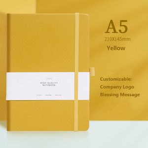 Hot bán 300 GSM A5 máy tính xách tay lót Dot lưới A5 notepad Tạp Chí với chất lượng cao tùy chỉnh Da Nhật ký văn phòng học sinh trung học - Product Image 5