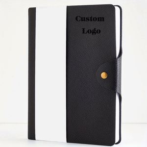 Libreta de Direcciones Espiral A3 Premium con Logotipo Grabado, Portaplumas, Cubierta de Cuero Personalizada, 80 Hojas, para Uso Promocional - Product Image 2