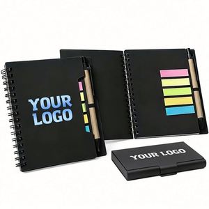 Cuaderno de Papel Kraft con Logotipo Personalizable al por Mayor, Bloc de Notas Portátil con Bolígrafo para la Escuela, Negocios, Regalos Promocionales Creativos - Product Image 1